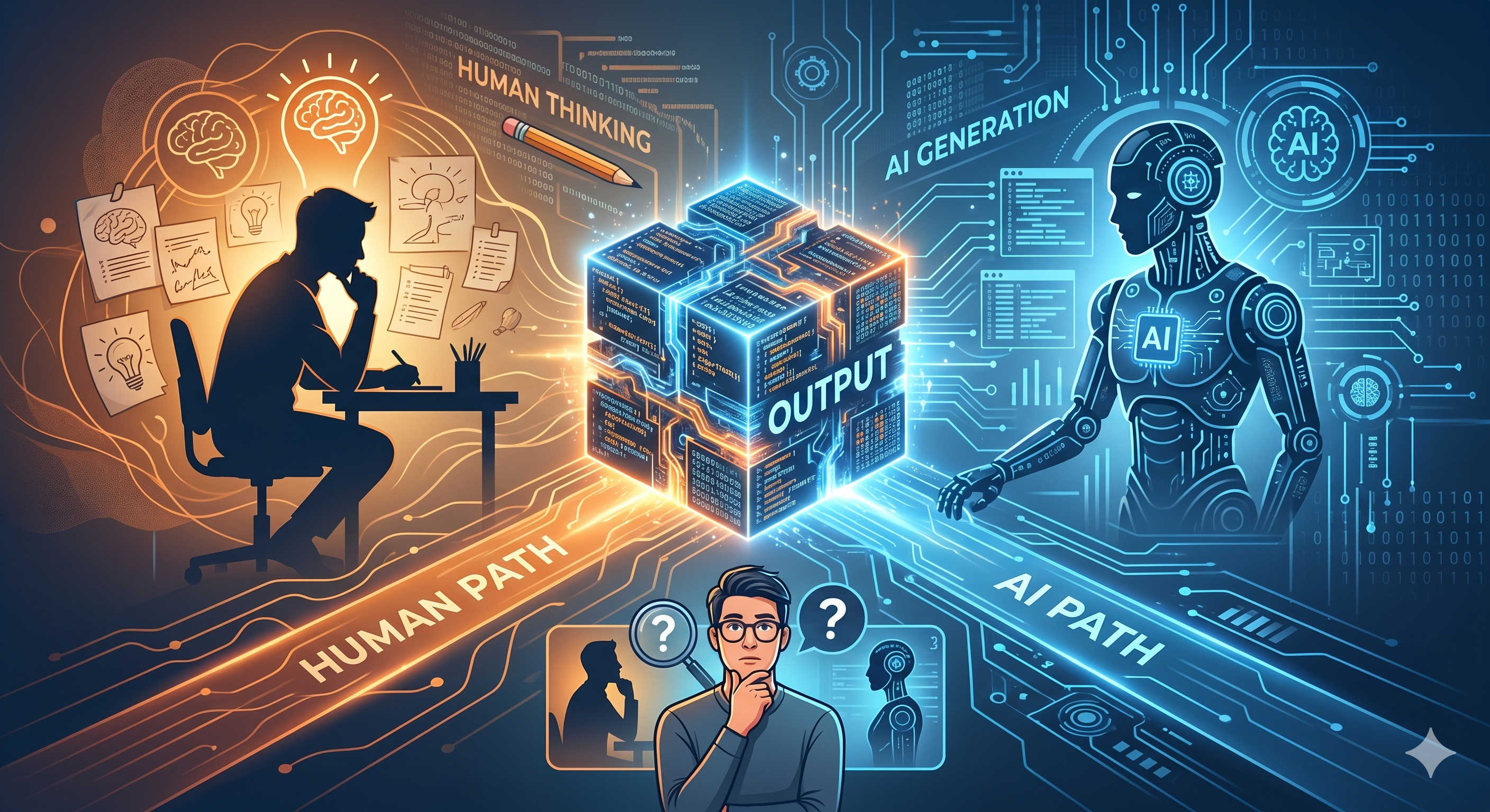 Same result, different origin